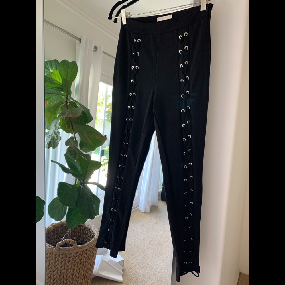 Nasty Gal Lace-up Pants